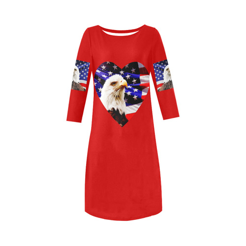 Eagle Freedom Round Collar Dress (D22)