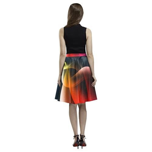 Cold Smoke by Nico Bielow Melete Pleated Midi Skirt (Model D15)