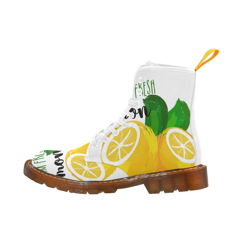 Farm Fresh Lemon Martin Boots For Men Model 1203H