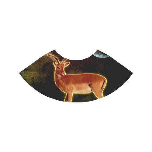 Wonderful antilope Melete Pleated Midi Skirt (Model D15)