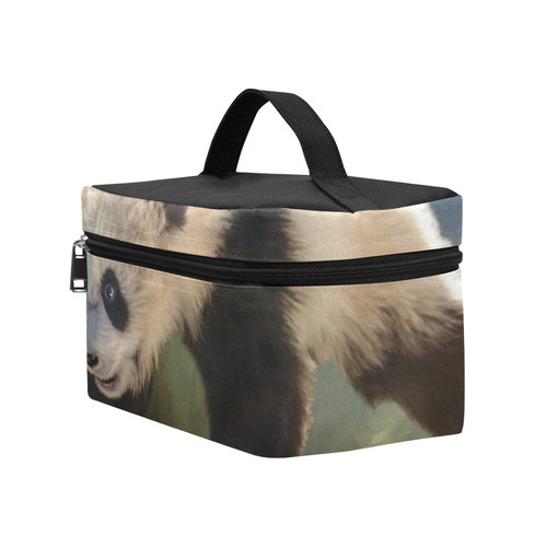 A cute painted panda bear baby. Lunch Bag/Large (Model 1658)