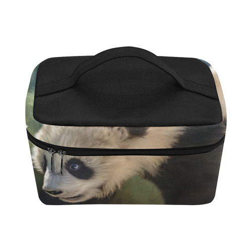 A cute painted panda bear baby. Lunch Bag/Large (Model 1658)