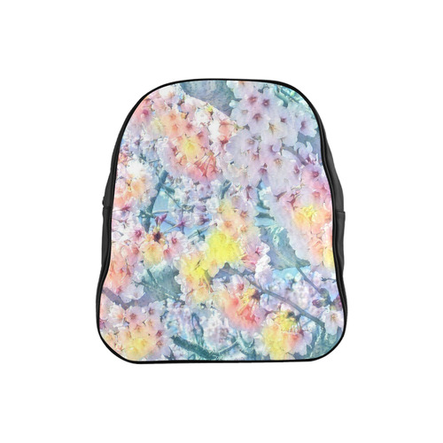 Floral ArtStudio 27 by JamColors School Backpack (Model 1601)(Small)