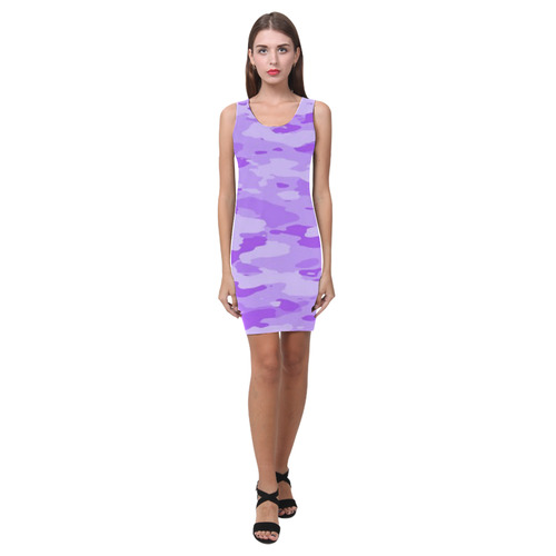 Purple Camo Medea Vest Dress (Model D06)