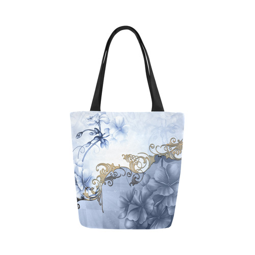 Wonderful floral design Canvas Tote Bag (Model 1657)