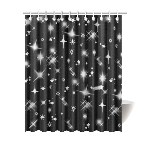 Stars by Popart Lover Shower Curtain 69"x84"
