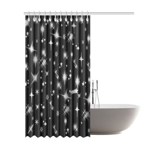 Stars by Popart Lover Shower Curtain 69"x84"