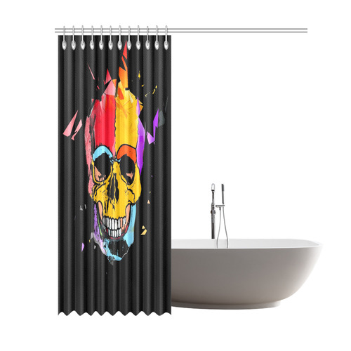 A nice Skull by Popart Lover Shower Curtain 69"x84"