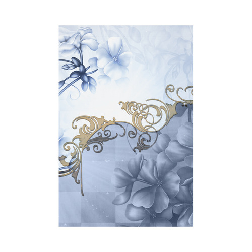 Wonderful floral design Garden Flag 12‘’x18‘’（Without Flagpole）