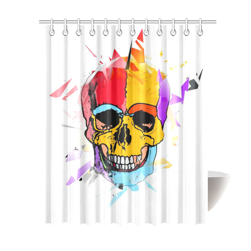 A nice Skull by Popart Lover Shower Curtain 69"x84"