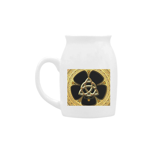 The celtic knote, golden design Milk Cup (Small) 300ml