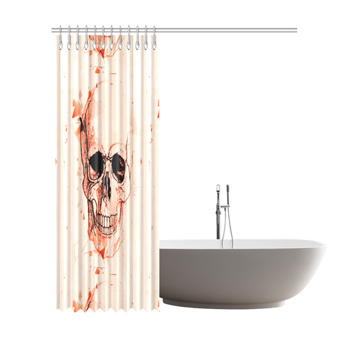 Boom Skull by Popart Lover Shower Curtain 72"x84"