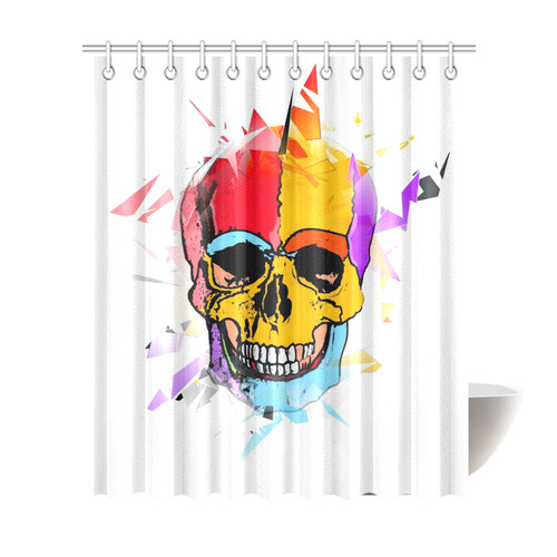 A nice Skull by Popart Lover Shower Curtain 72"x84"