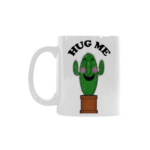 Hug Me Cactus White Mug(11OZ)