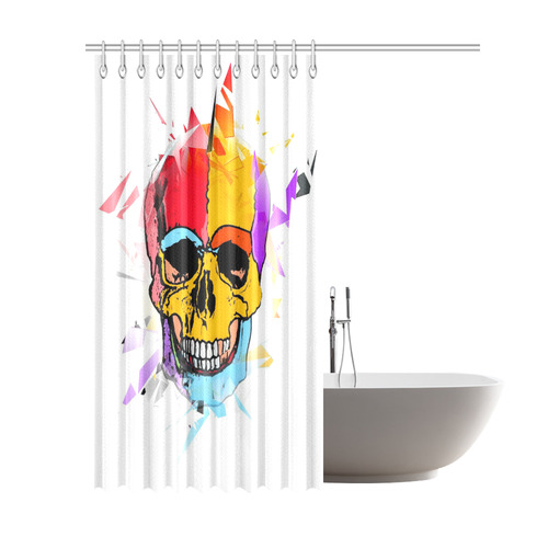 A nice Skull by Popart Lover Shower Curtain 69"x84"