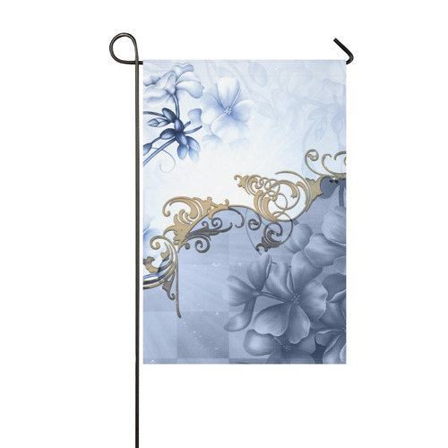 Wonderful floral design Garden Flag 12‘’x18‘’（Without Flagpole）