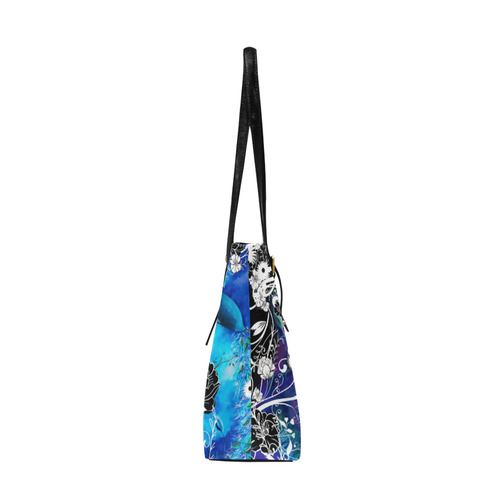 Peacock Colorful Garden Print Handbag by Juleez Euramerican Tote Bag/Large (Model 1656)