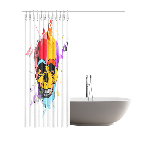 A nice Skull by Popart Lover Shower Curtain 69"x84"