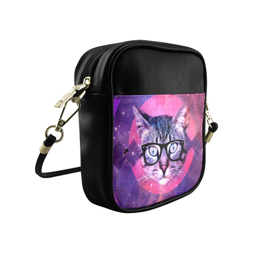 Nerdy Cat Sling Bag (Model 1627)