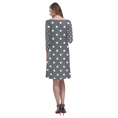 polkadots20160613 Rhea Loose Round Neck Dress(Model D22)