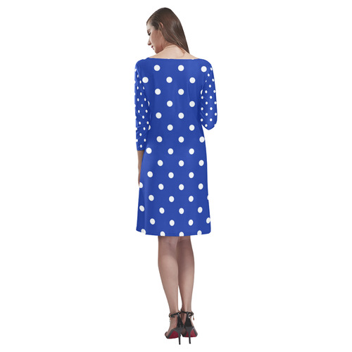 polkadots20160610 Rhea Loose Round Neck Dress(Model D22)