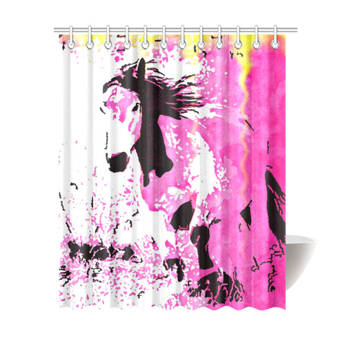Animal ArtStudio 22916 Horse Shower Curtain 69"x84"