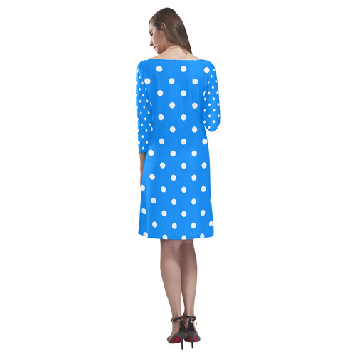 polkadots20160622 Rhea Loose Round Neck Dress(Model D22)