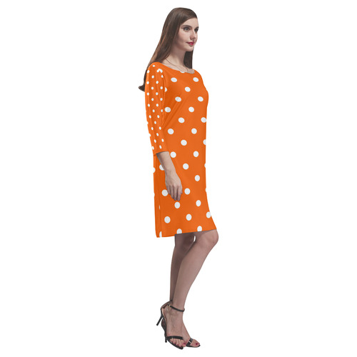 polkadots20160617 Rhea Loose Round Neck Dress(Model D22)