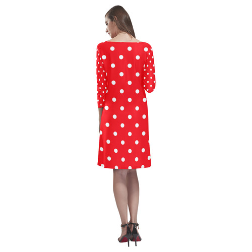 polkadots20160616 Rhea Loose Round Neck Dress(Model D22)