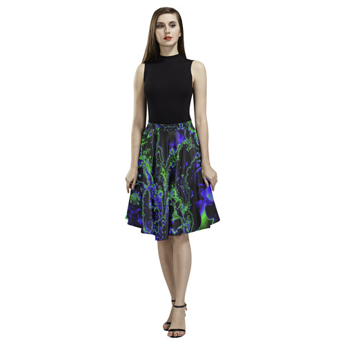 power fractal C by JamColors Melete Pleated Midi Skirt (Model D15)