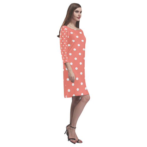 polkadots20160627 Rhea Loose Round Neck Dress(Model D22)