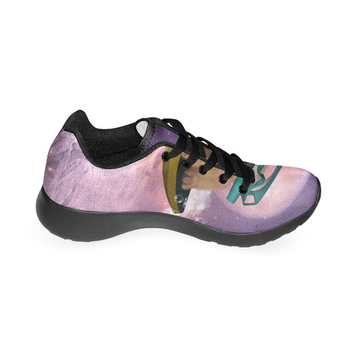 Funny surfing kitten Women’s Running Shoes (Model 020)