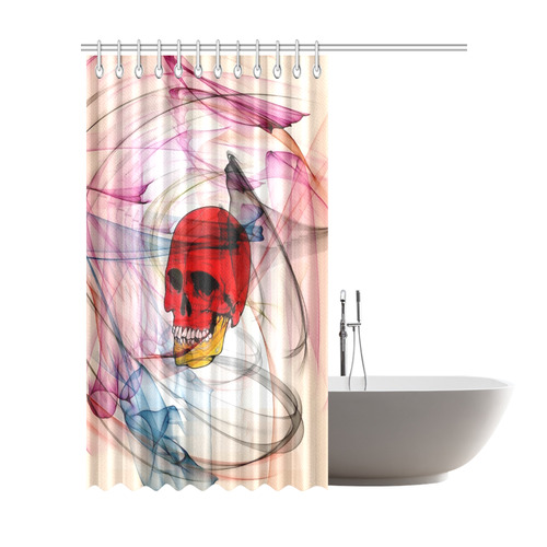 A Skull of Dream by Artdream Shower Curtain 72"x84"