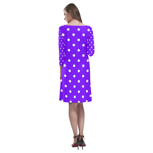 polkadots20160624 Rhea Loose Round Neck Dress(Model D22)