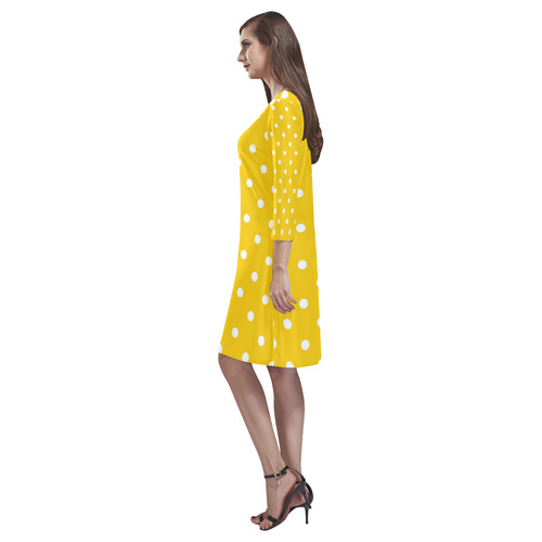 polkadots20160618 Rhea Loose Round Neck Dress(Model D22)