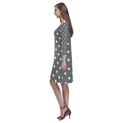polkadots20160613 Rhea Loose Round Neck Dress(Model D22)