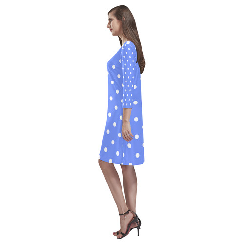 polkadots20160629 Rhea Loose Round Neck Dress(Model D22)