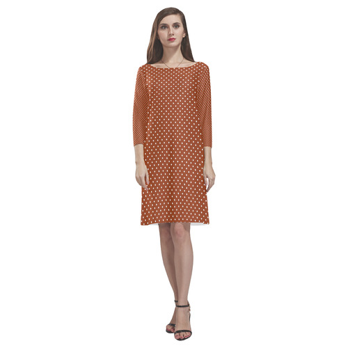 polkadots20160633 Rhea Loose Round Neck Dress(Model D22)