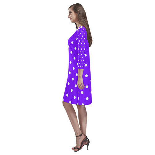 polkadots20160624 Rhea Loose Round Neck Dress(Model D22)