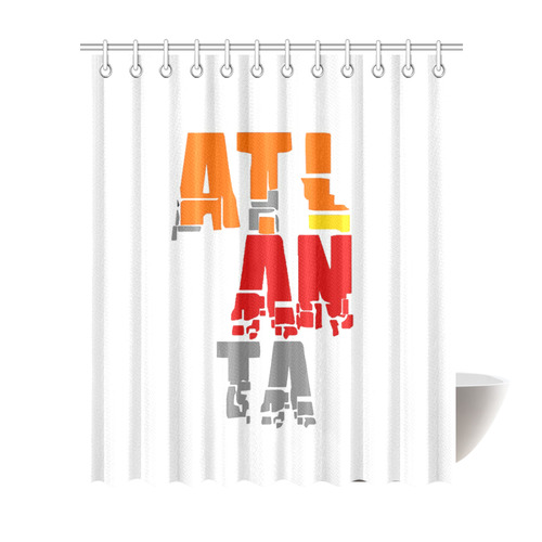 Atlanta by Artdream Shower Curtain 72"x84"