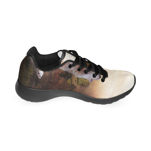 Beautiful wolf in the night Men’s Running Shoes (Model 020)