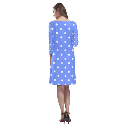 polkadots20160629 Rhea Loose Round Neck Dress(Model D22)