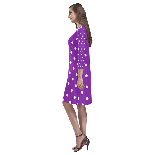 polkadots20160612 Rhea Loose Round Neck Dress(Model D22)