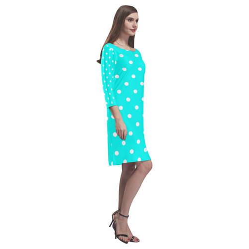 polkadots20160621 Rhea Loose Round Neck Dress(Model D22)