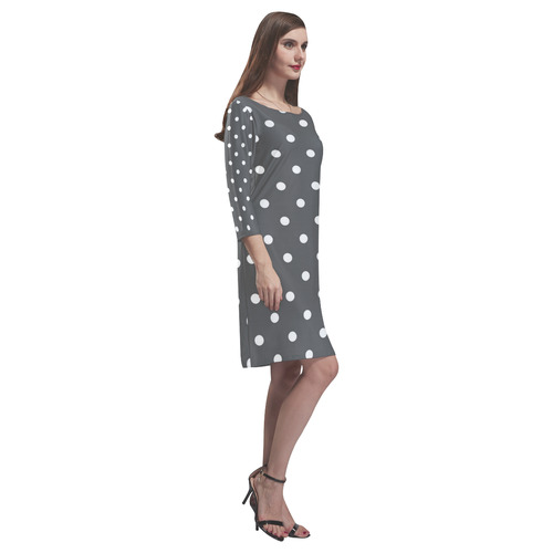 polkadots20160613 Rhea Loose Round Neck Dress(Model D22)