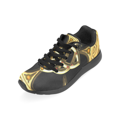 The celtic knote, golden design Men’s Running Shoes (Model 020)