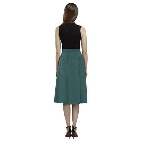 June Bug Green Aoede Crepe Skirt (Model D16)