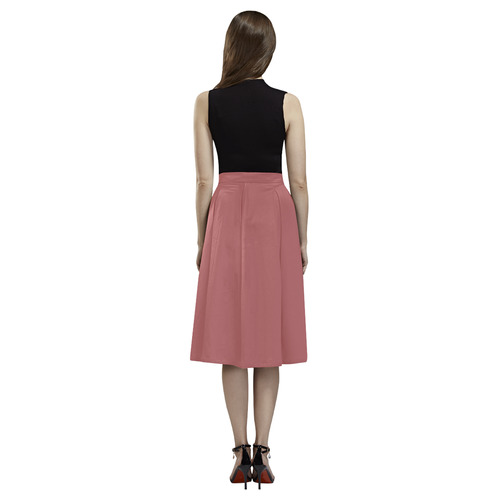 Dusty Cedar Aoede Crepe Skirt (Model D16)