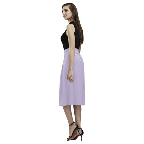 Pastel Lilac Aoede Crepe Skirt (Model D16)