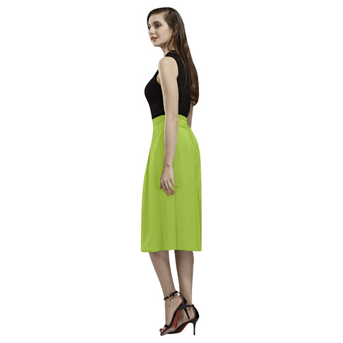 Lime Aoede Crepe Skirt (Model D16)